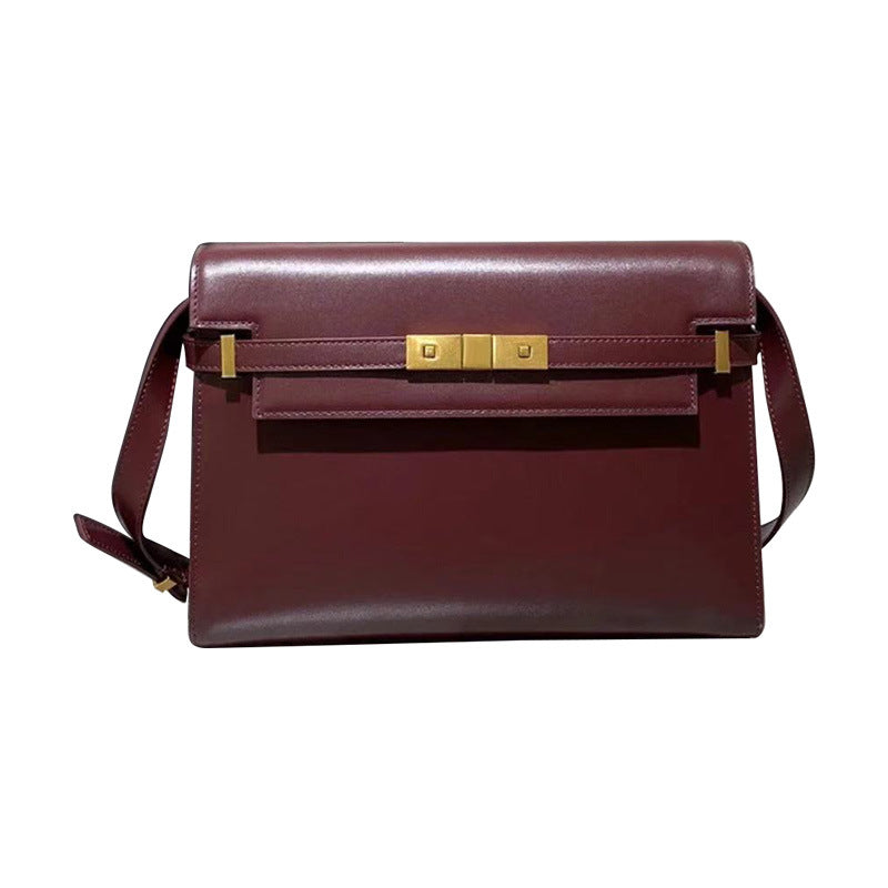 Women's Trendy Manhattan Crocodile Pattern Baguette Kelly Crossbody Bags