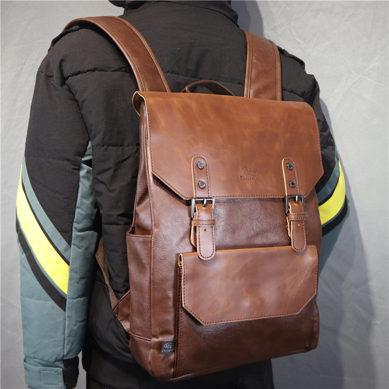 Korean Style Unisex University Large Capacity Backpacks