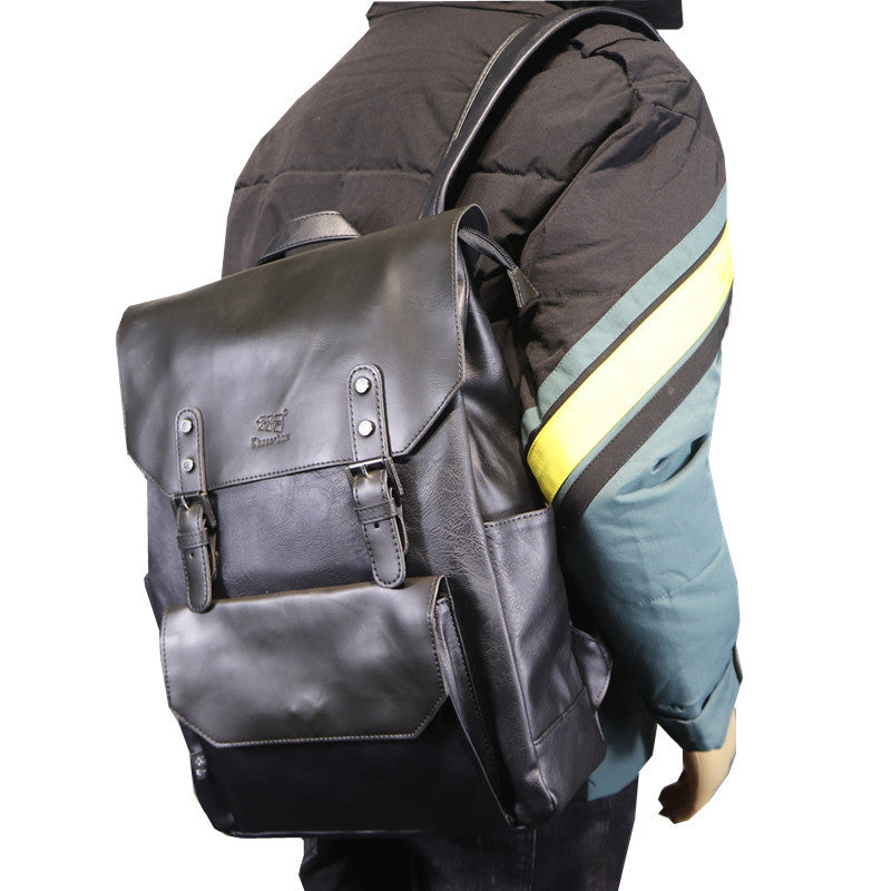 Korean Style Unisex University Large Capacity Backpacks
