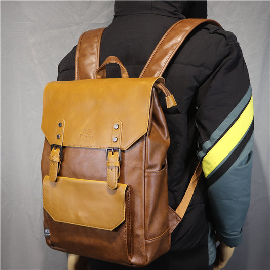Korean Style Unisex University Large Capacity Backpacks