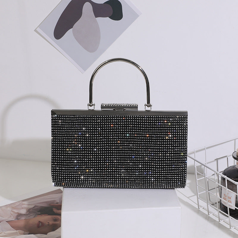 Dinner Fashion Clutch Double-sided Diamond Matching Evening Bags