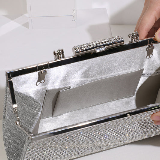 Dinner Fashion Clutch Double-sided Diamond Matching Evening Bags
