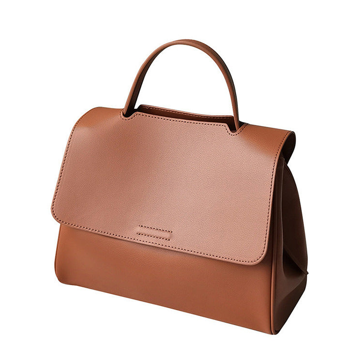 Women's Large Capacity Underarm Genuine Leather Commuter Shoulder Bags