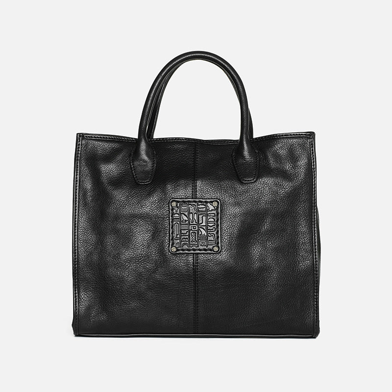 Women's Handmade First Layer Cowhide Genuine Leather Shoulder Bags