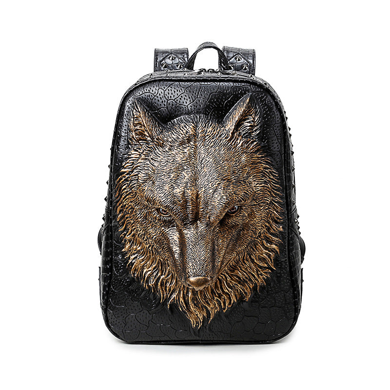 Women's & Men's Stylish & Wolf Head Backpacks