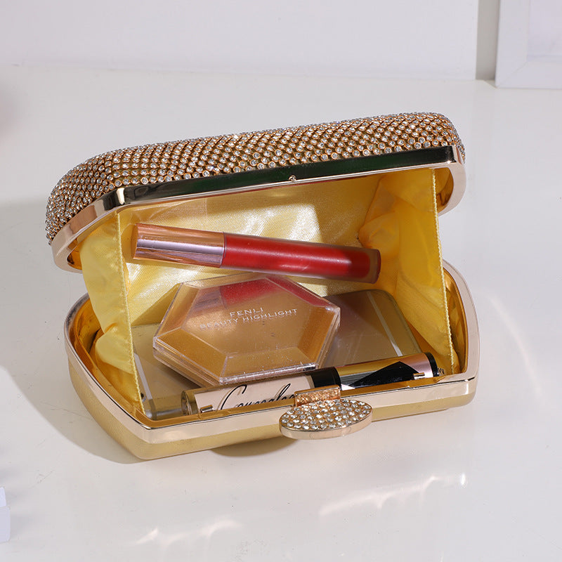 Exquisite Dinner Niche Rhinestone Clutch Nightclub Evening Bags