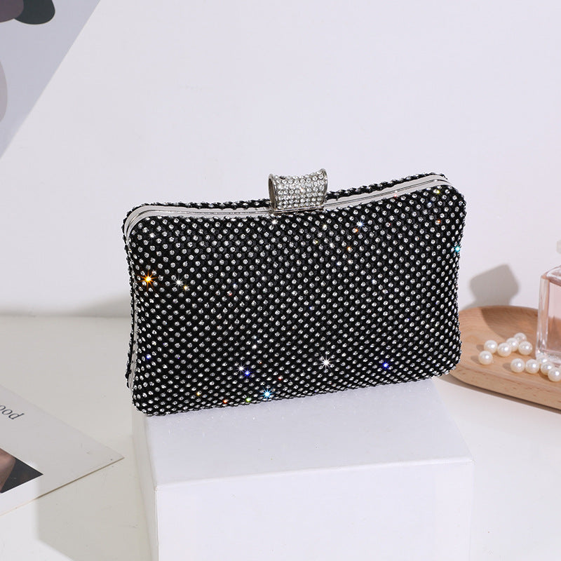 Women's Clutch Double-sided Diamond Fashion Dinner Soft Evening Bags