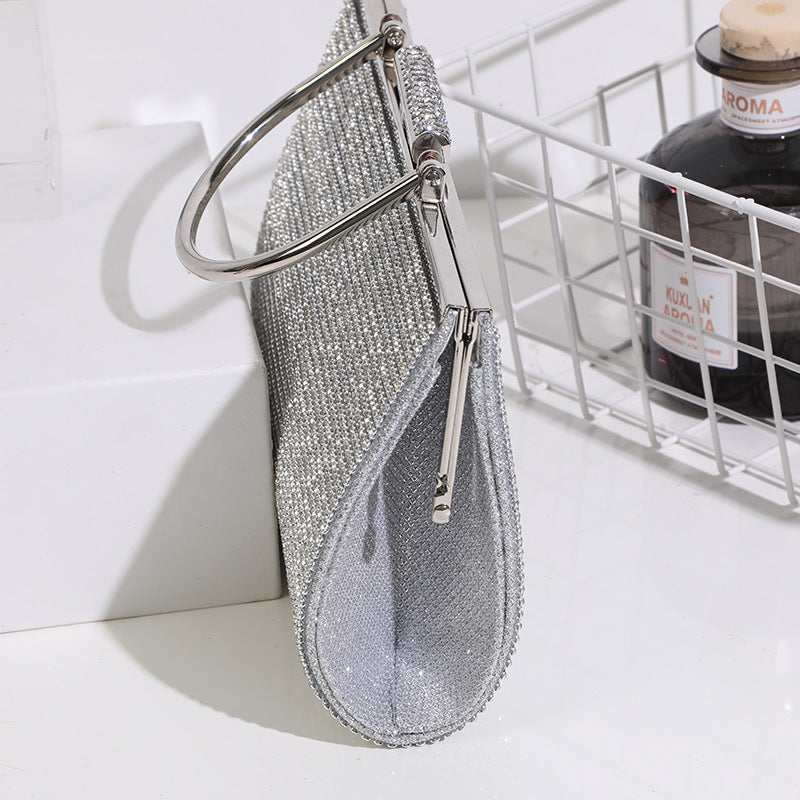 Dinner Fashion Clutch Double-sided Diamond Matching Evening Bags