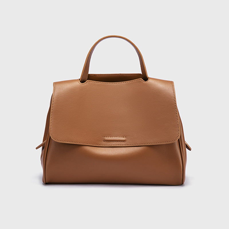 Women's Large Capacity Underarm Genuine Leather Commuter Shoulder Bags
