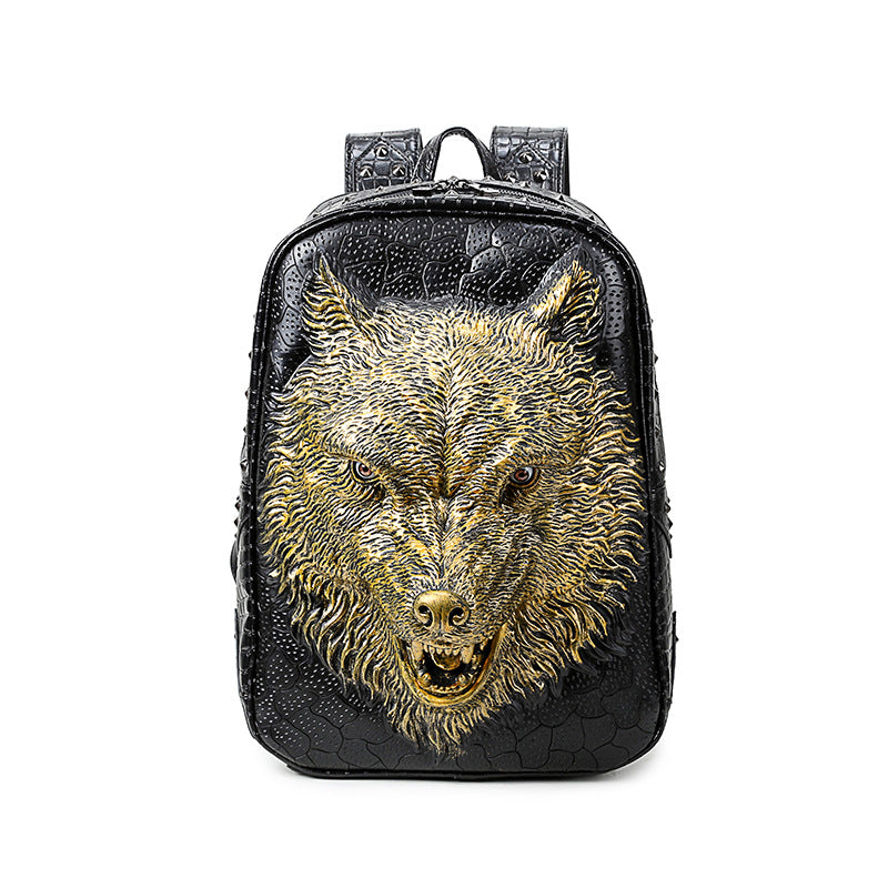 Wolf Head Korean Style Portable For Backpacks