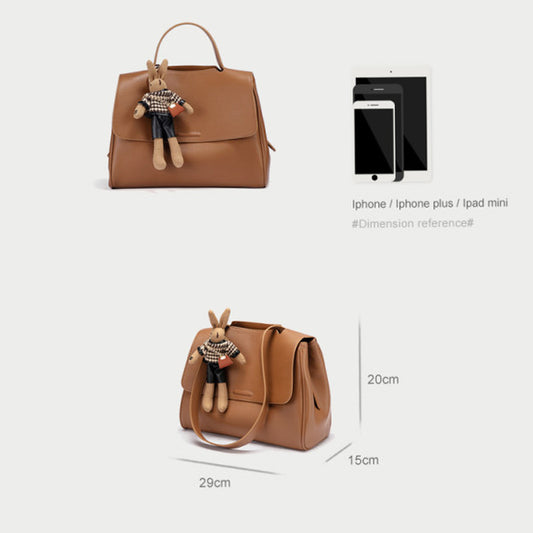 Women's Large Capacity Underarm Genuine Leather Commuter Shoulder Bags