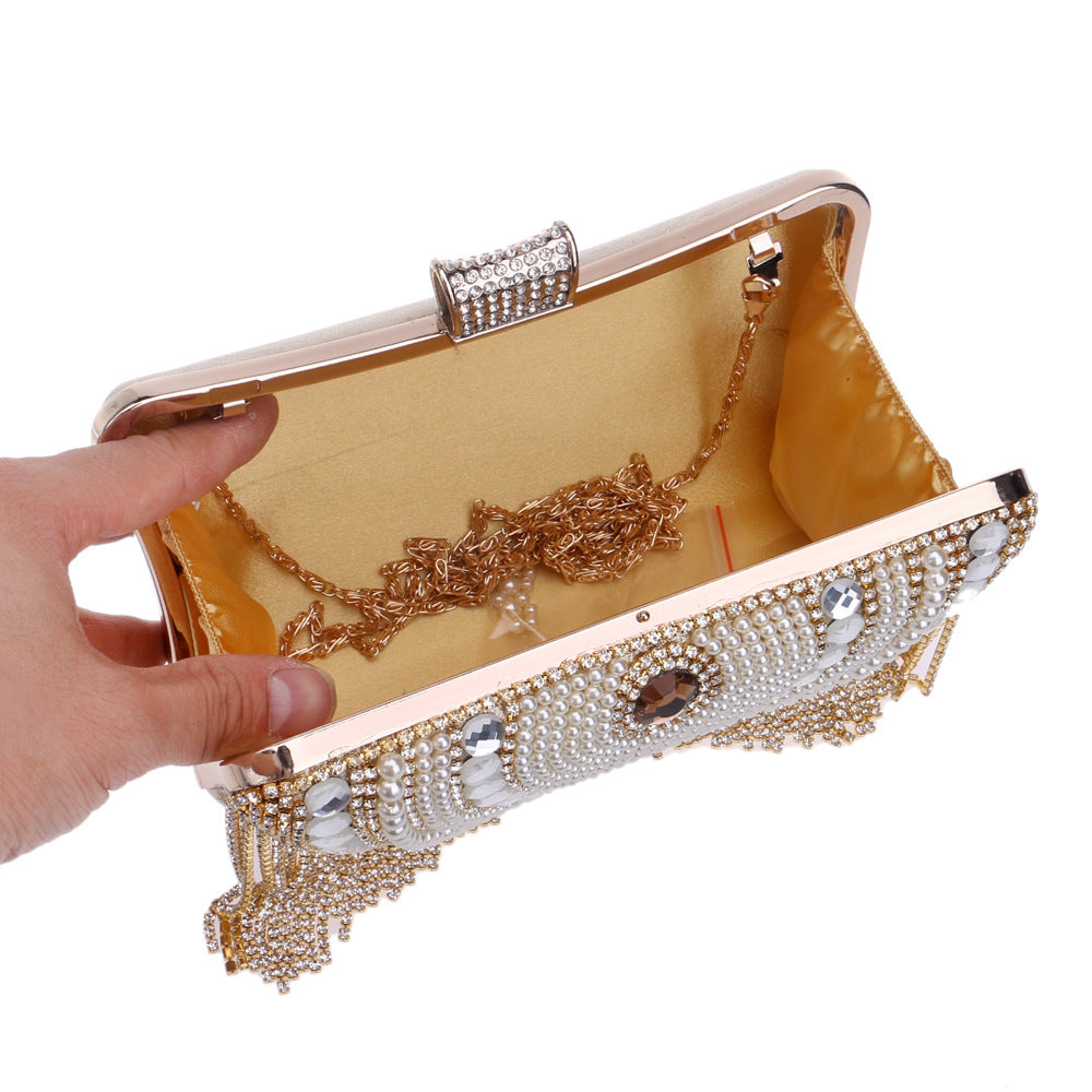 Women's New Tassel Dinner Banquet Dress Bags