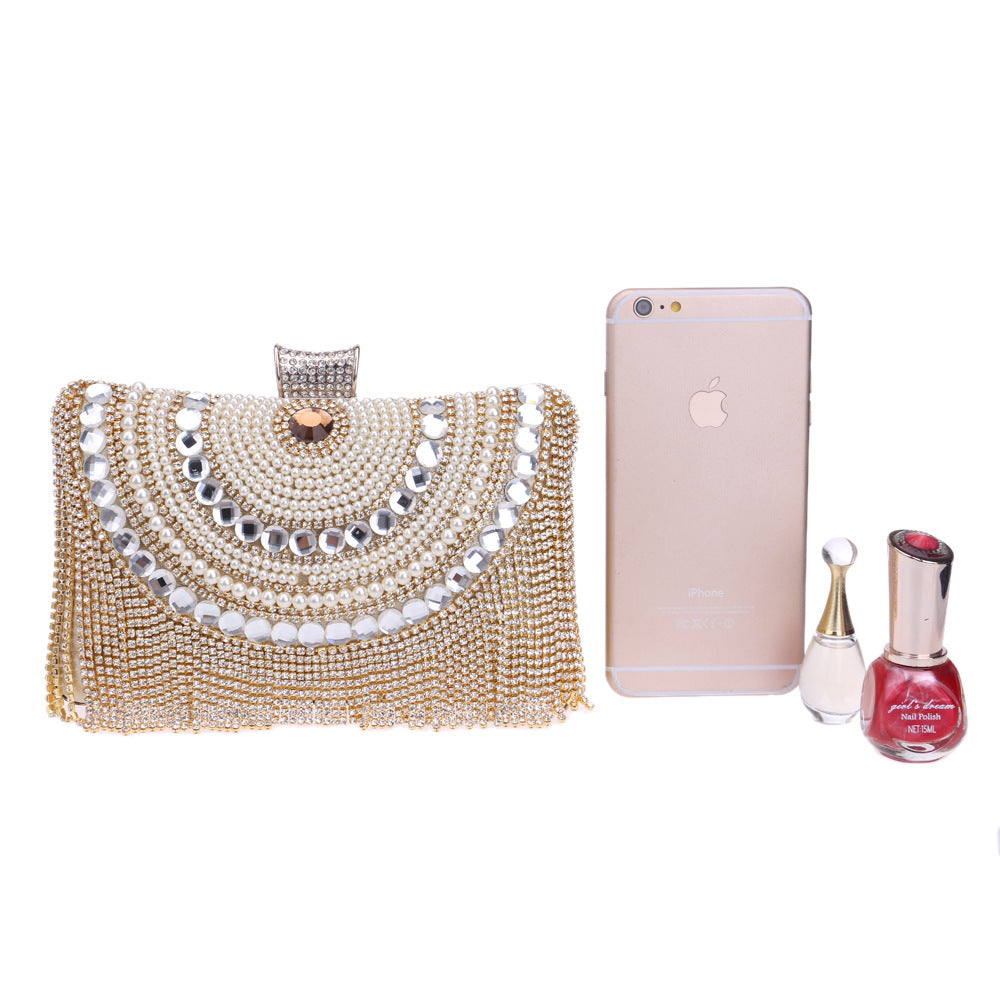 Women's New Tassel Dinner Banquet Dress Bags