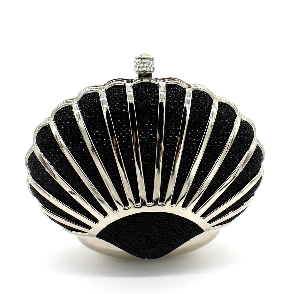Fashion Glitter Diamond Shell Banquet Clutch Handbags