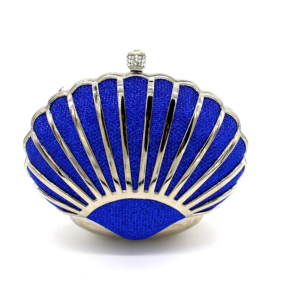 Fashion Glitter Diamond Shell Banquet Clutch Handbags