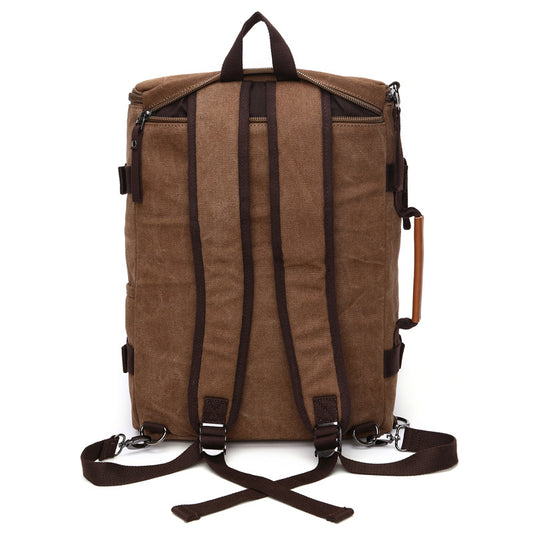 Women's & Men's & Portable Single Double Back Canvas Backpacks