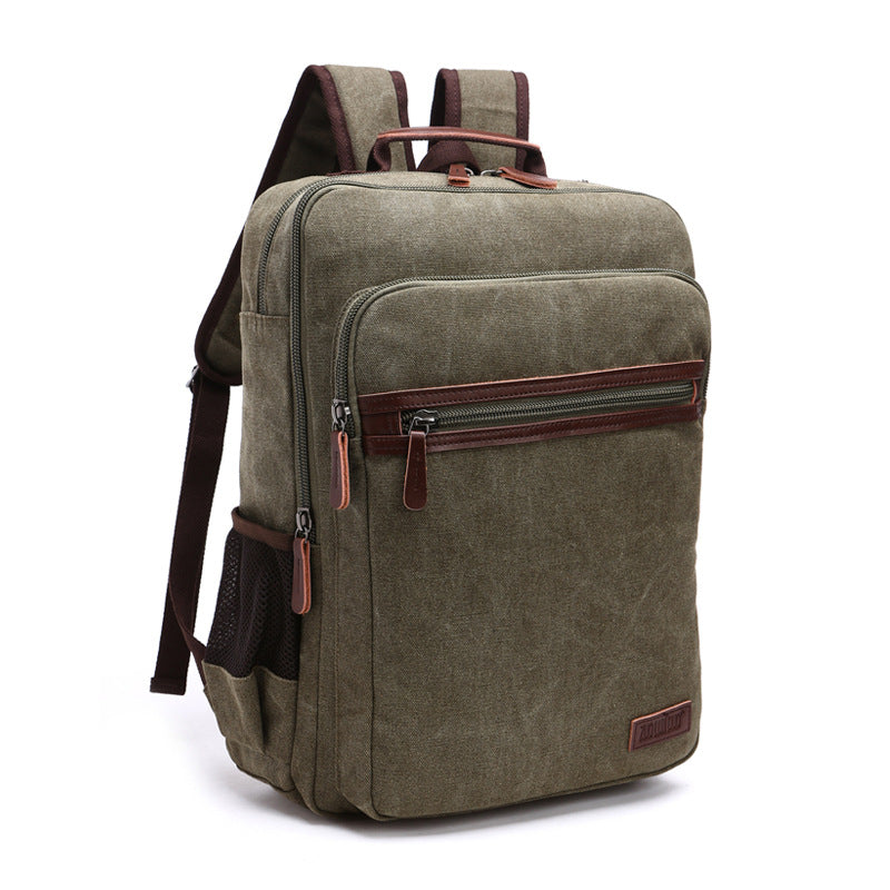 Canvas Rucksack Portable Computer For Boys Backpacks