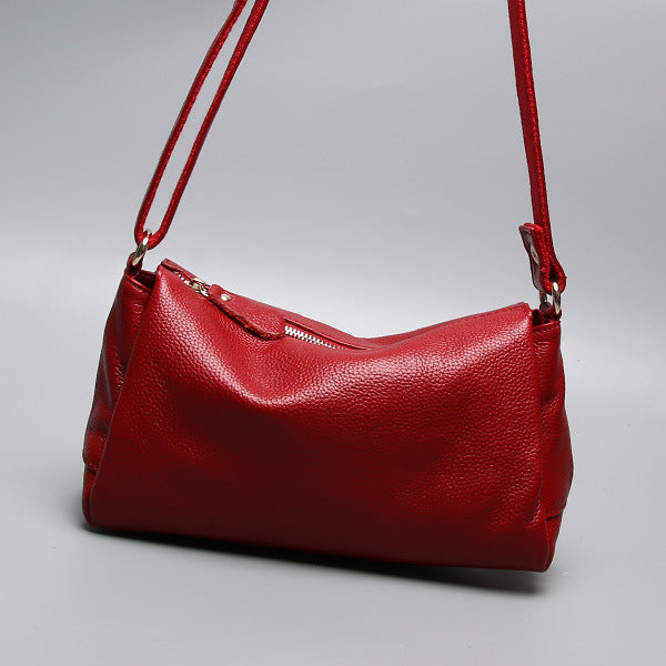 Women's Genuine Leather Simple First Layer Cowhide Shoulder Bags