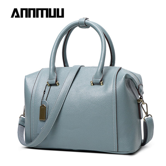 Women's Spring Pillow Trendy Leather Hand Holding Handbags