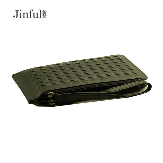 Multiple Slots Unisex Double Zip Affordable Ladies Wallets