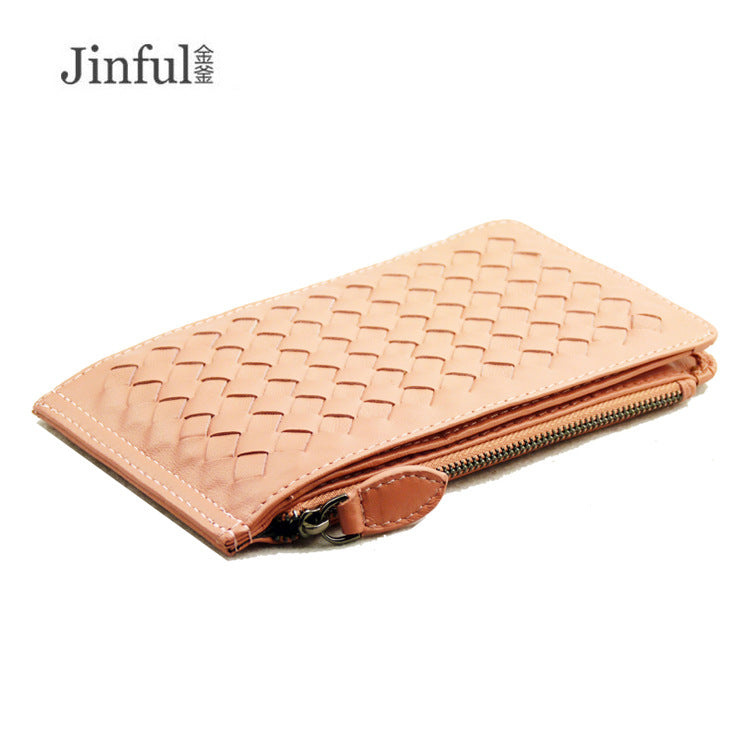 Multiple Slots Unisex Double Zip Affordable Ladies Wallets