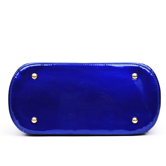 Women's Fan Glossy Three-piece Patent Leather Fashion Bags
