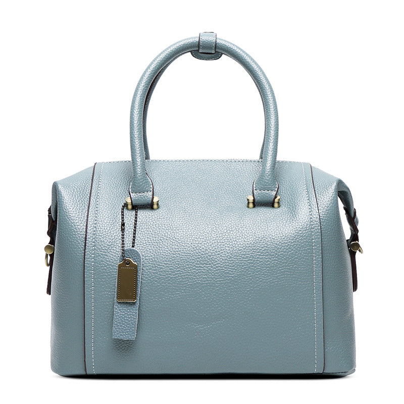Women's Fashion Lychee Pattern Pillow Trendy Simple Crossbody Bags