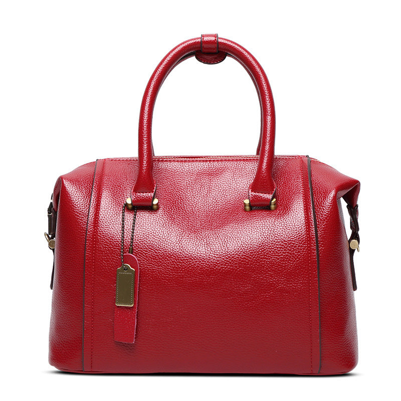 Women's Fashion Lychee Pattern Pillow Trendy Simple Crossbody Bags