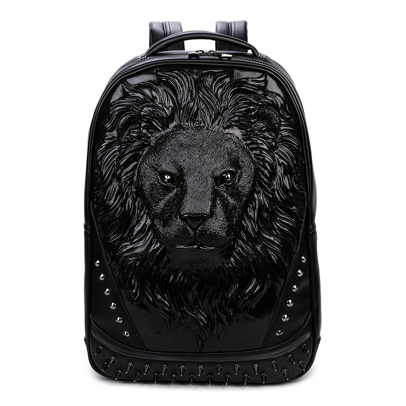 Domineering Trendy Cool Punk Creative Old Backpacks