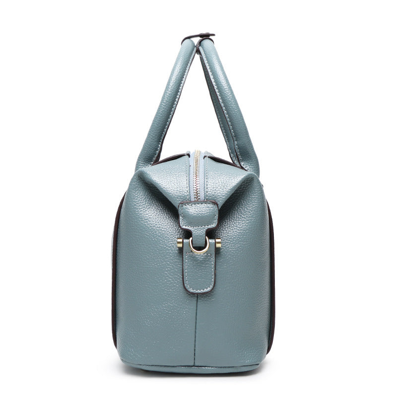 Women's Fashion Lychee Pattern Pillow Trendy Simple Crossbody Bags