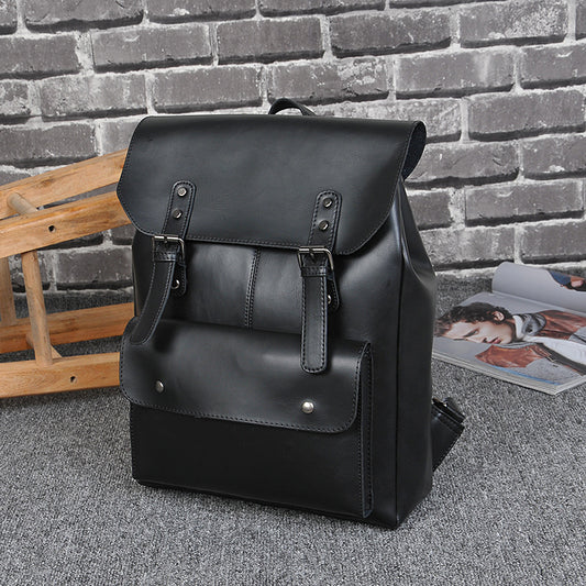 Women's & Men's & Korean Style Fashionable Retro Crazy Backpacks