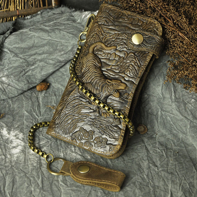 Men's Top Layer Crazy Horse Skin Cowhide Multiple Men's Wallets