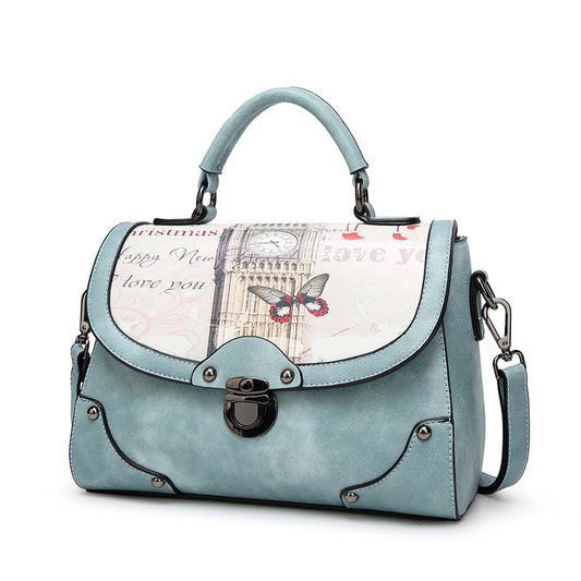 Women's Frosted Catch Retro Pure Color Pouch Handbags