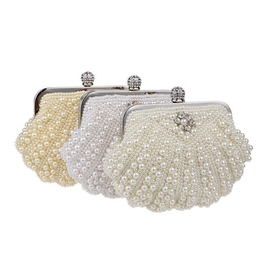 Women's Pearl Dinner Classic Style Fashion Banquet Evening Bags