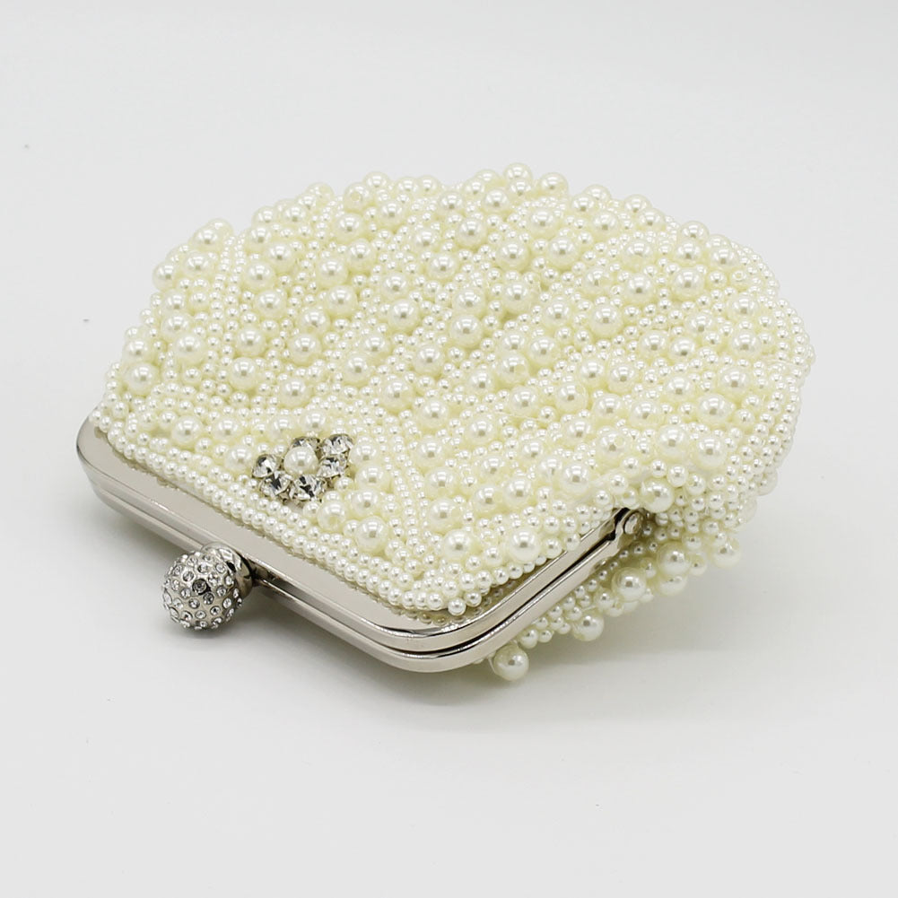Pearl Banquet Dress Garment Bridal Clutch Evening Bags