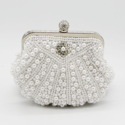 Pearl Banquet Dress Garment Bridal Clutch Evening Bags