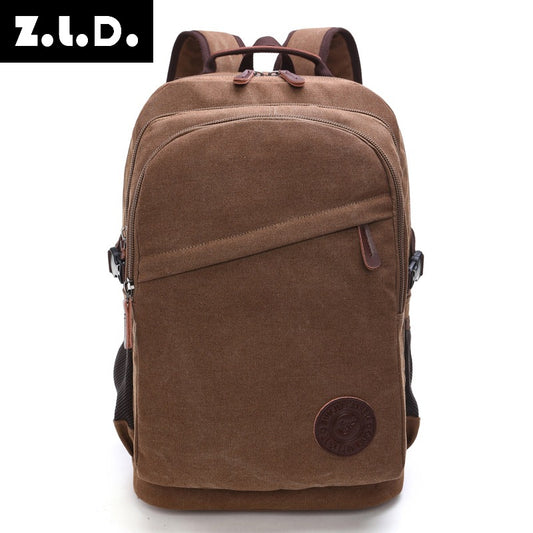 Women's & Men's & Computer Washed Canvas Street Leisure Backpacks