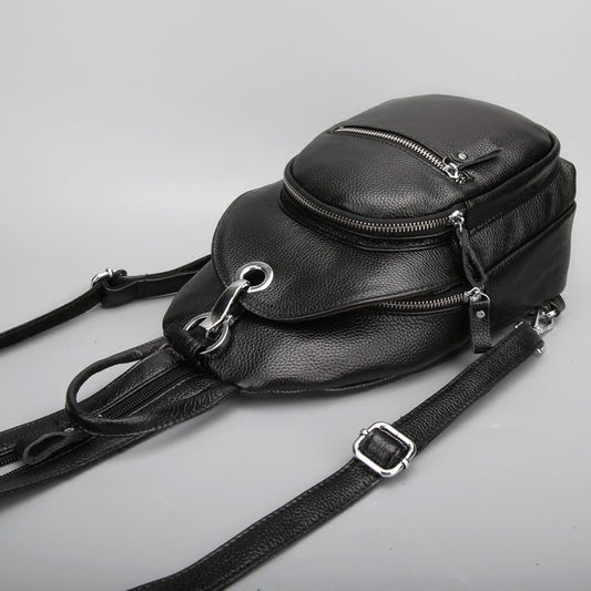 Women's Leather First Layer Cowhide Fashion Backpacks