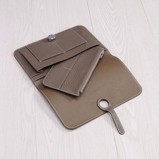 Women's Leather Fashion Large Capacity First Layer Ladies Wallets
