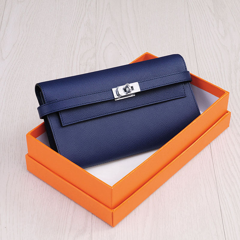 First Layer Cowhide Clutch Long Genuine Ladies Wallets
