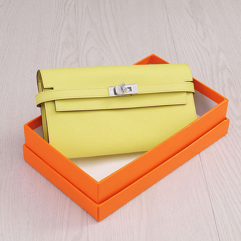 First Layer Cowhide Clutch Long Genuine Ladies Wallets