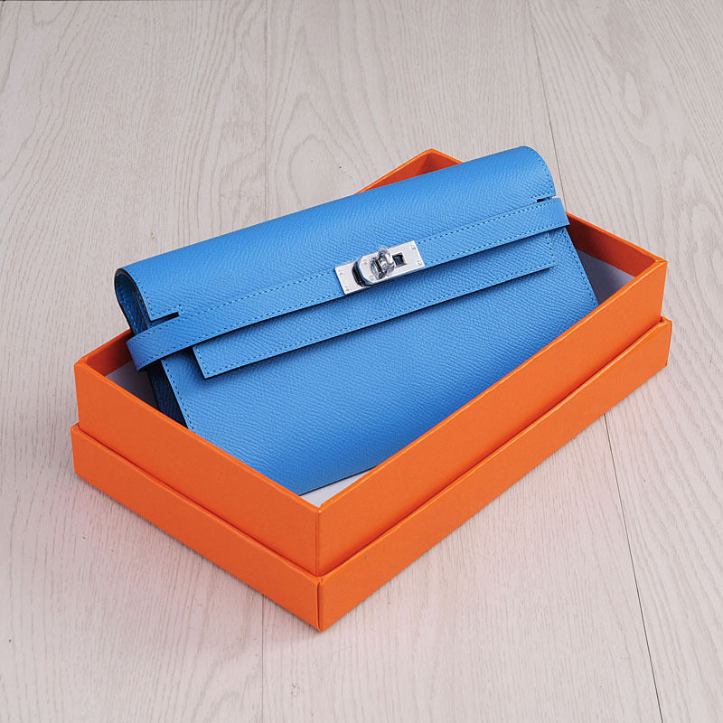 First Layer Cowhide Clutch Long Genuine Ladies Wallets