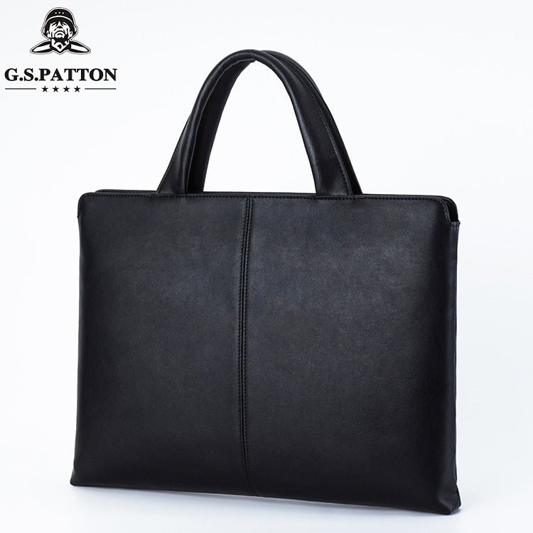 Men's Leather Computer Cowhide Business Single Wholesale Men's Handbags