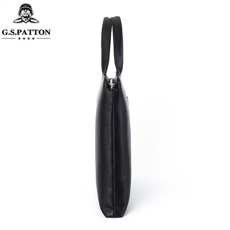 Men's Leather Computer Cowhide Business Single Wholesale Men's Handbags