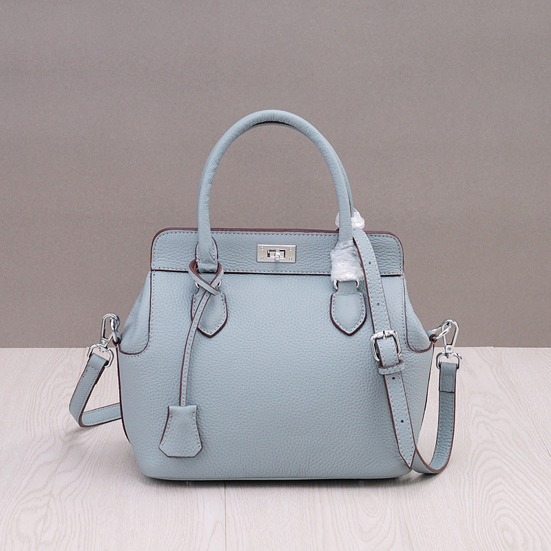 Women's Top Layer Cowhide Fashion Large Capacity Handbags