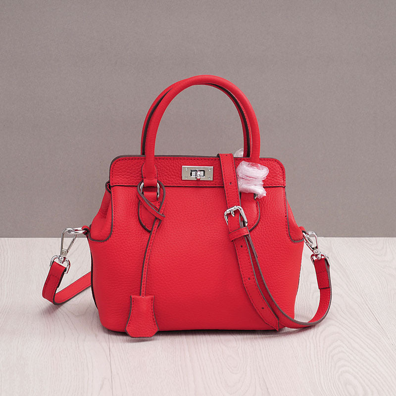 Women's Top Layer Cowhide Fashion Large Capacity Handbags