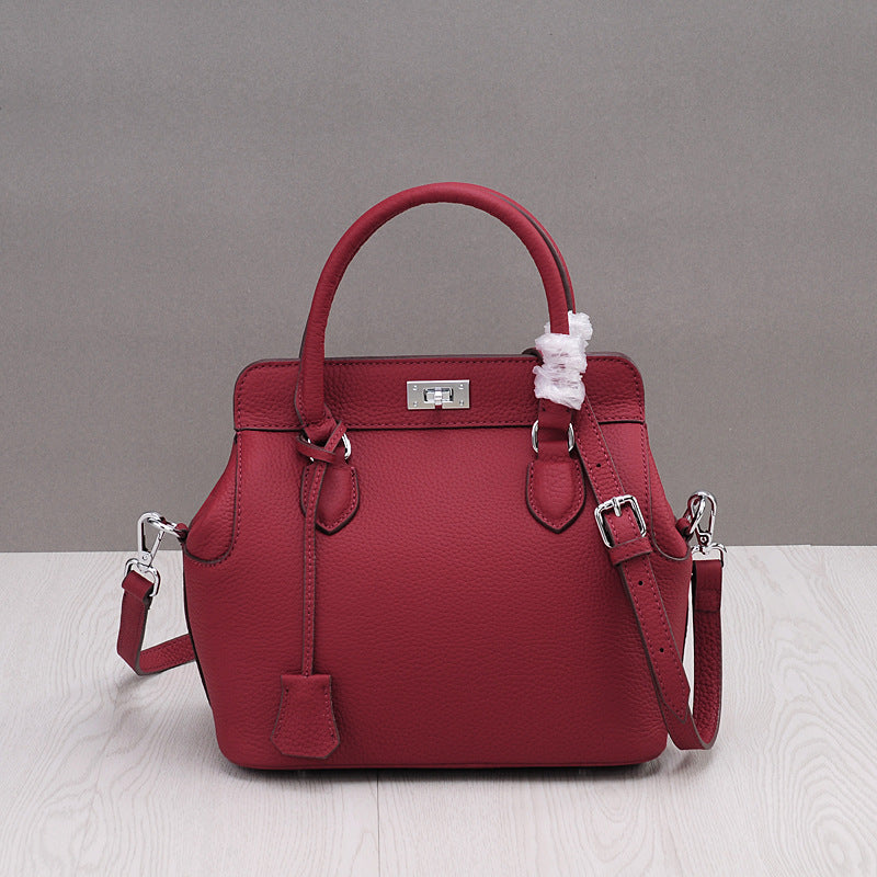 Women's Top Layer Cowhide Fashion Large Capacity Handbags