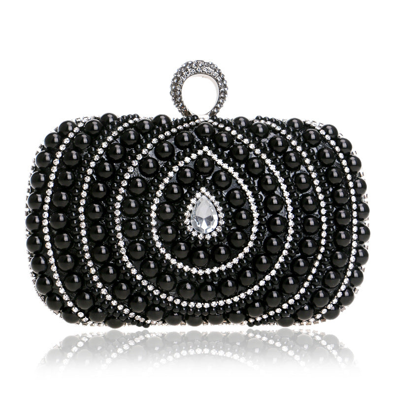 Women's Pearl Clutch Fashion Banquet Dress Dinner Bags