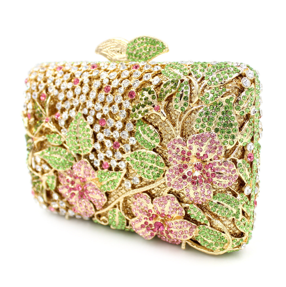 Women's Strictly Selected Rhinestone Hollow Metal Crystal Evening Bags