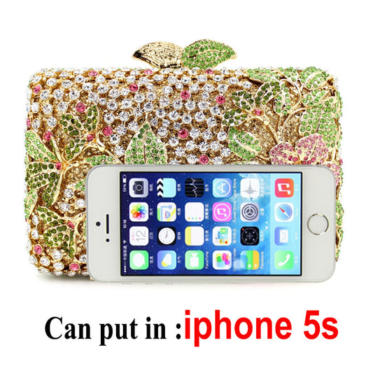 Women's Strictly Selected Rhinestone Hollow Metal Crystal Evening Bags